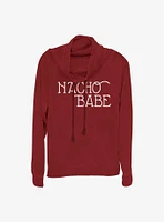 Nacho Babe Girls Cowl Neck Long Sleeve Top