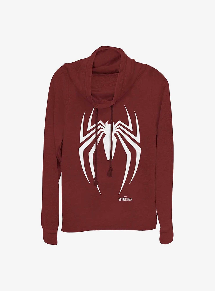 Marvel Spider-Man Gamerverse Girls Cowl Neck Long Sleeve Top