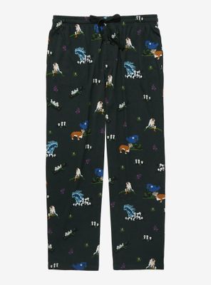Studio Ghibli Princess Mononoke Icons Allover Print Sleep Pants - BoxLunch Exclusive