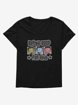 Betty Boop Fan Club Womens T-Shirt Plus