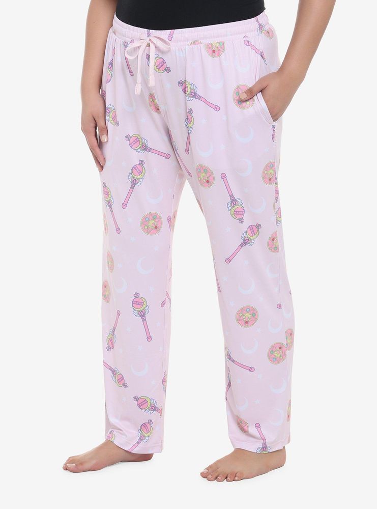 Sailor Moon Allover Print Pajama Pants Plus