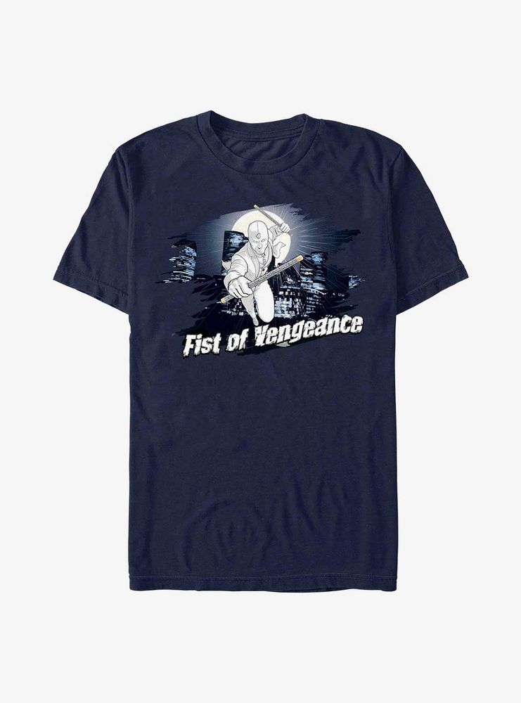 Marvel Moon Knight Fist Of Vengeance Badge T-Shirt