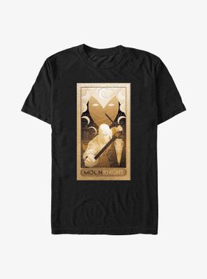 Marvel Moon Knight Gold Glyphs Poster T-Shirt
