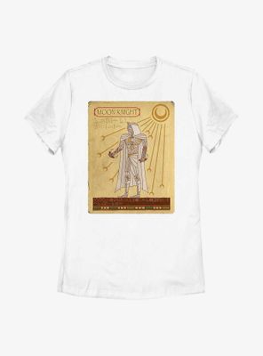Marvel Moon Knight Ancient Card Womens T-Shirt