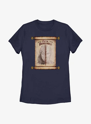 Marvel Moon Knight Fist Of Vengeance Scroll Womens T-Shirt