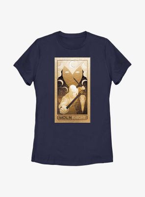 Marvel Moon Knight Gold Glyphs Poster Womens T-Shirt