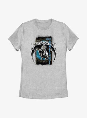 Marvel Moon Knight Grunge Badge Womens T-Shirt