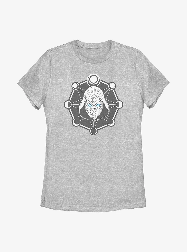 Marvel Moon Knight Mask Logo Womens T-Shirt