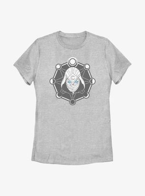 Marvel Moon Knight Mask Logo Womens T-Shirt
