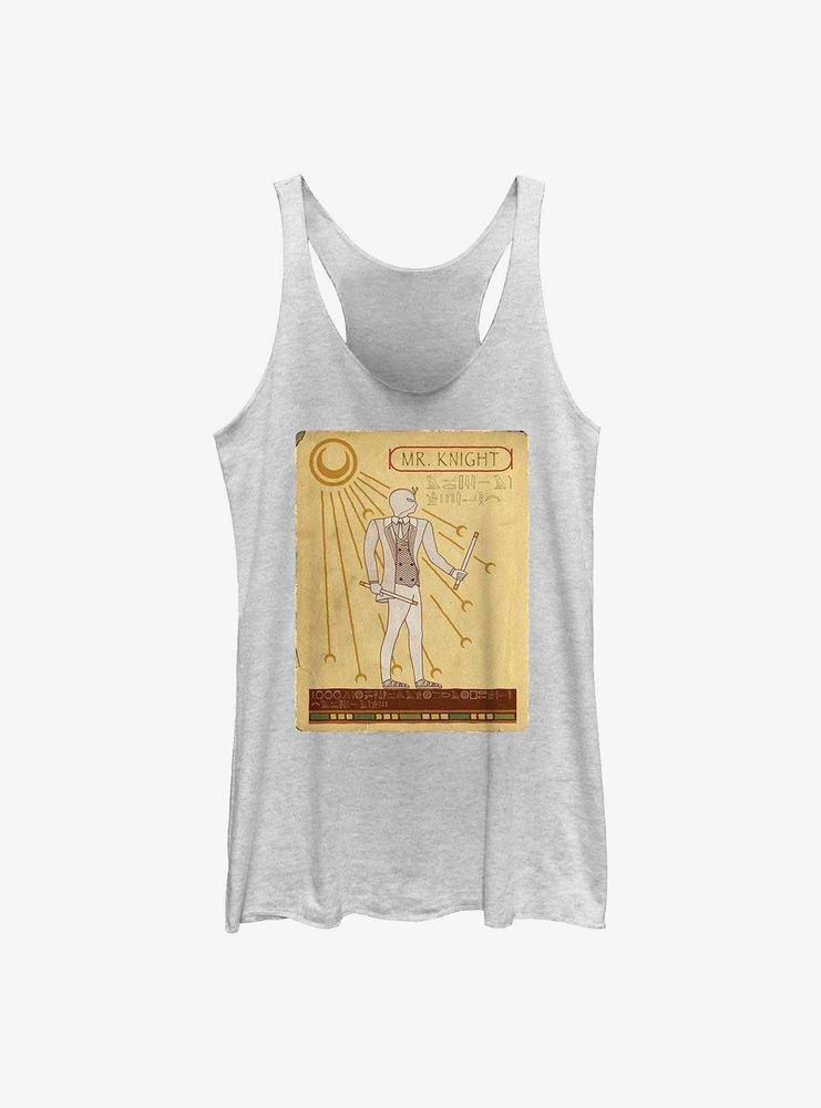 Marvel Moon Knight Ancient Mr. Card Womens Tank Top