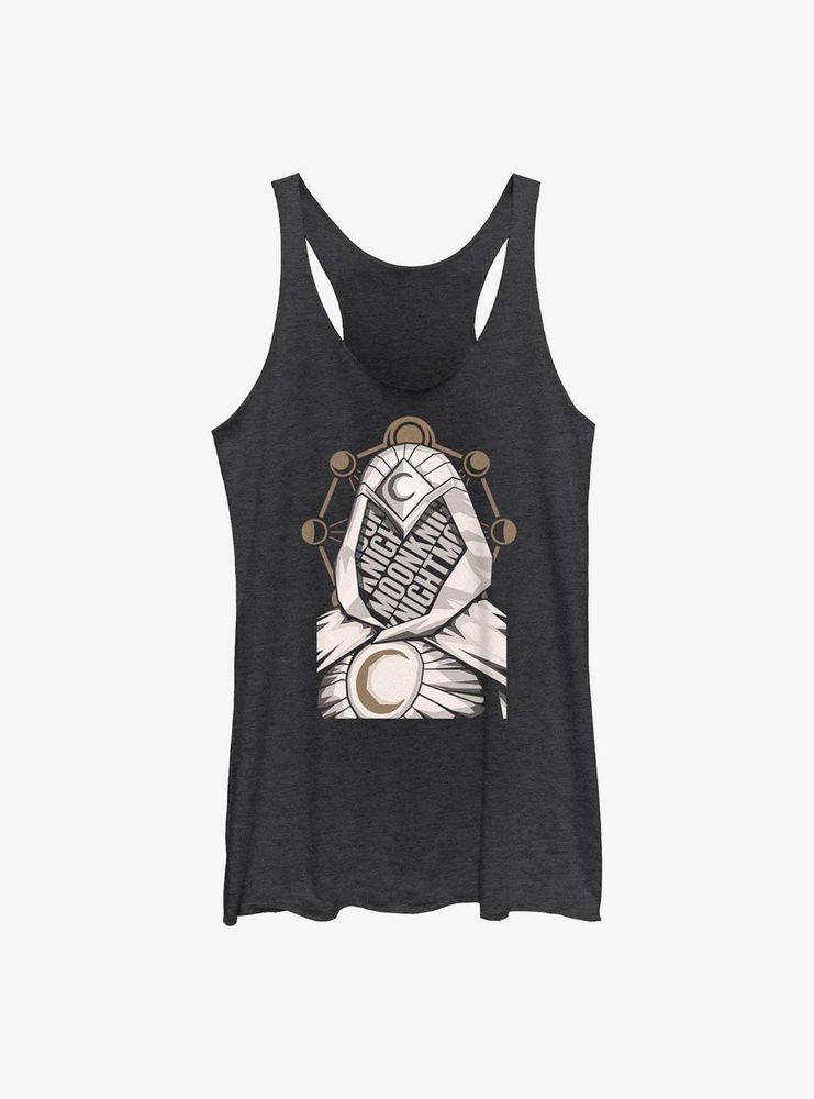 Marvel Moon Knight Paper Cutout Womens Tank Top