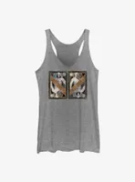 Marvel Moon Knight Playing Card Side By Womens Tank Top