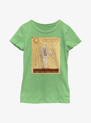 Marvel Moon Knight Ancient Mr. Card Youth Girls T-Shirt