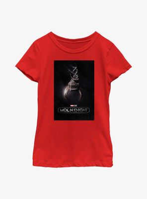 Marvel Moon Knight Crescent Dart Poster Youth Girls T-Shirt