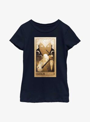 Marvel Moon Knight Gold Glyphs Poster Youth Girls T-Shirt