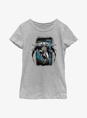 Marvel Moon Knight Grunge Badge Youth Girls T-Shirt