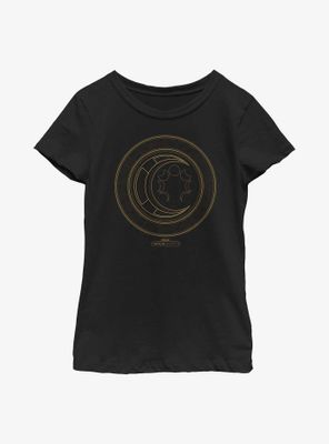 Marvel Moon Knight Hieroglyphics Logo Youth Girls T-Shirt