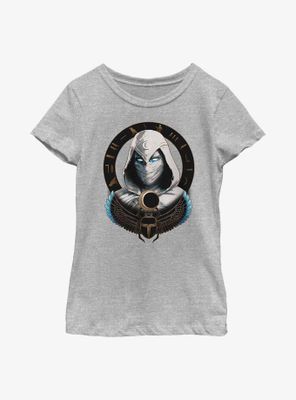 Marvel Moon Knight Mask Badge Youth Girls T-Shirt