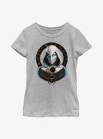 Marvel Moon Knight Mask Badge Youth Girls T-Shirt