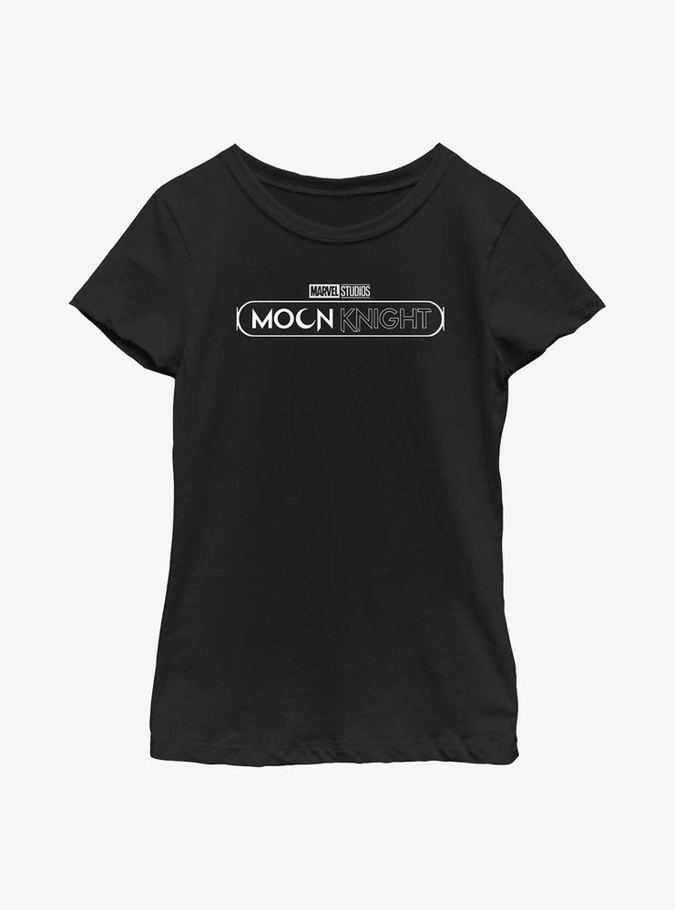 Marvel Moon Knight Simple Logo Youth Girls T-Shirt