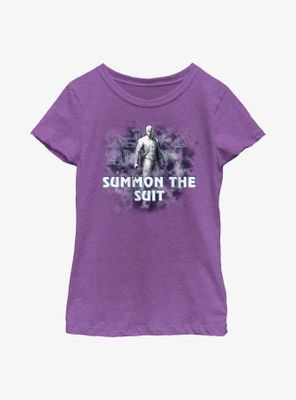 Marvel Moon Knight Summon The Suit Youth Girls T-Shirt