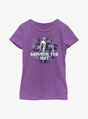 Marvel Moon Knight Summon The Suit Youth Girls T-Shirt