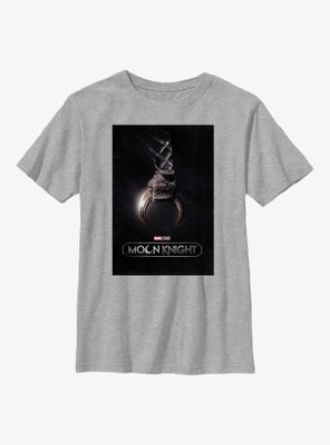Marvel Moon Knight Crescent Dart Poster Youth T-Shirt