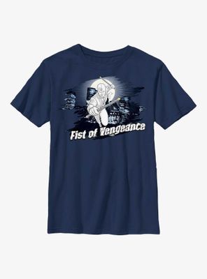 Marvel Moon Knight Fist Of Vengeance Badge Youth T-Shirt