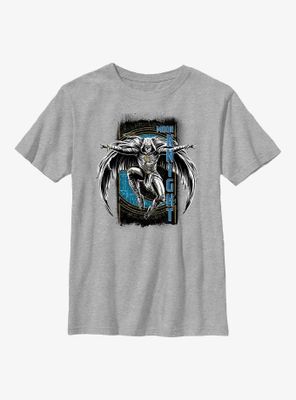 Marvel Moon Knight Grunge Badge Youth T-Shirt