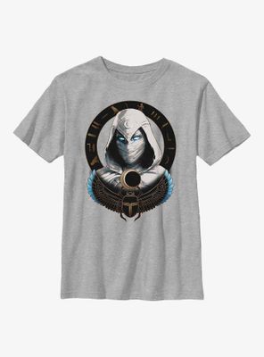 Marvel Moon Knight Mask Badge Youth T-Shirt