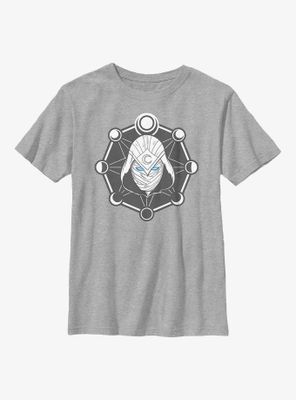 Marvel Moon Knight Mask Logo Youth T-Shirt