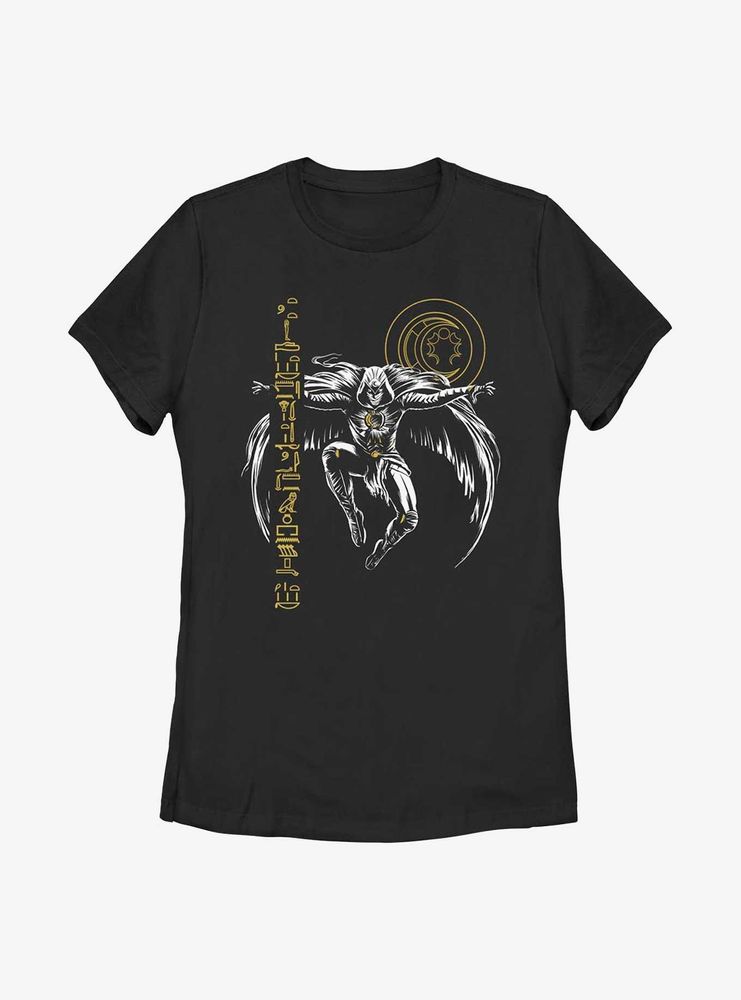 Marvel Moon Knight Glyph Lift Womens T-Shirt