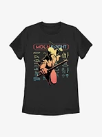 Marvel Moon Knight Neon Mr. Womens T-Shirt