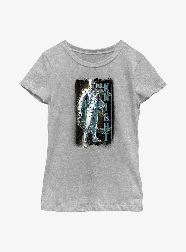 Marvel Moon Knight Mr. Grunge Badge Youth Girls T-Shirt