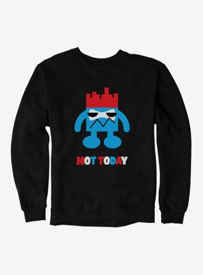iCreate Not Today Pixel Monster Sweatshirt
