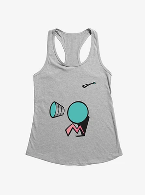 Invader Zim Big Face Screaming Girls Tank