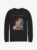 Disney Beauty And The Beast Poster Long-Sleeve T-Shirt