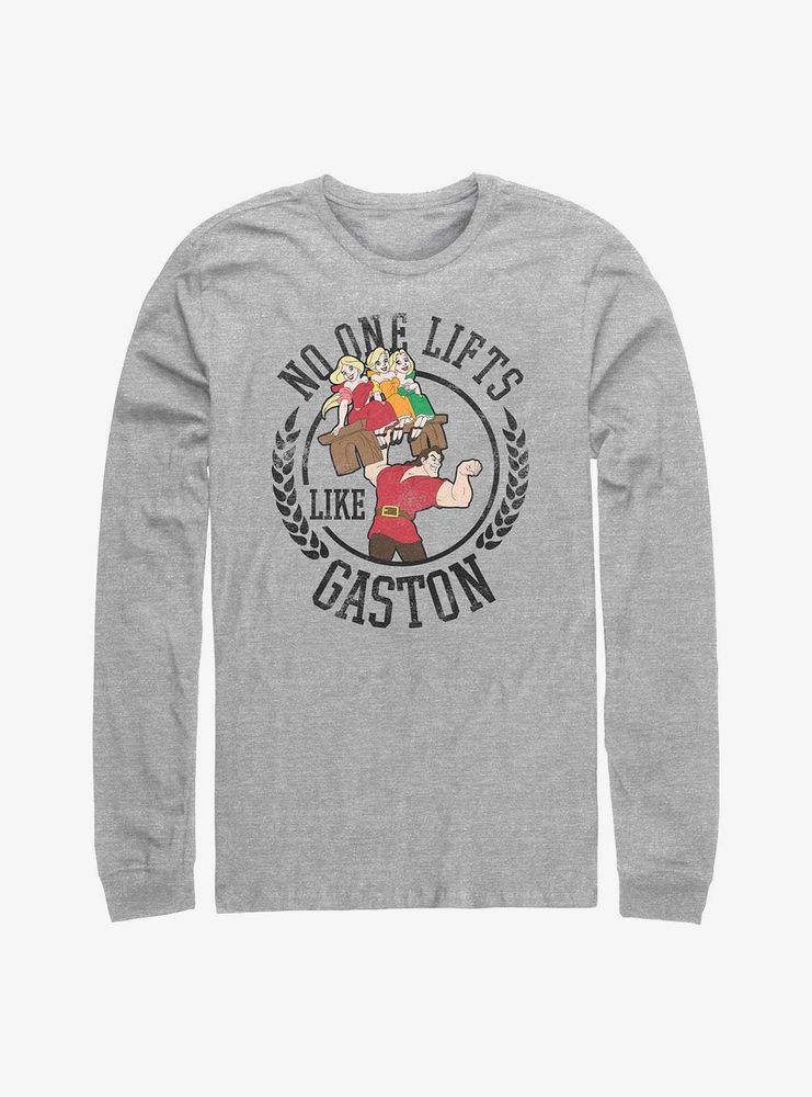 Disney Beauty And The Beast Lifts Like Gaston Long-Sleeve T-Shirt