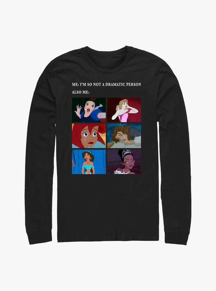 Disney Princesses Dramatic Meme Long-Sleeve T-Shirt