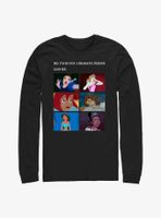 Disney Princesses Dramatic Meme Long-Sleeve T-Shirt