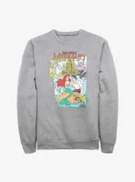 Disney The LIttle Mermaid Title Waves Sweatshirt