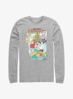 Disney The LIttle Mermaid Title Waves Long-Sleeve T-Shirt