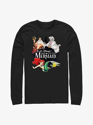 Disney The LIttle Mermaid Character Title Long-Sleeve T-Shirt