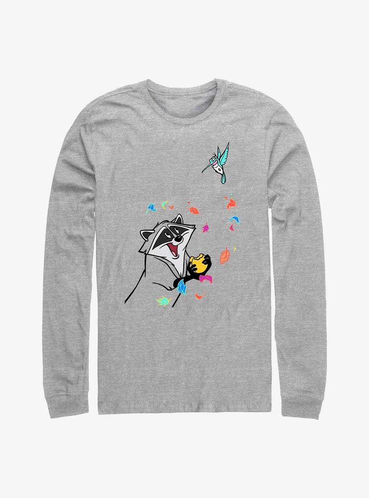 Disney Pocahontas Meeko And Flit Long-Sleeve T-Shirt