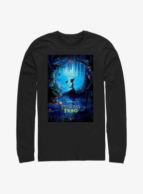 Disney Princess And The Frog Classic Poster Long-Sleeve T-Shirt