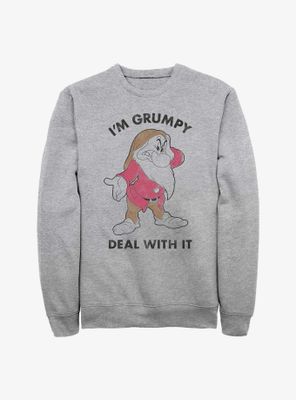 Disney Snow White And The Seven Dwarfs I'm Grumpy Deal WIth It Sweatshirt