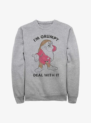 Disney Snow White And The Seven Dwarfs I'm Grumpy Deal WIth It Sweatshirt