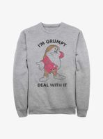 Disney Snow White And The Seven Dwarfs I'm Grumpy Deal WIth It Sweatshirt