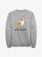 Disney Snow White And The Seven Dwarfs Hashtag Sleepy Sweatshirt