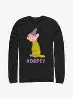 Disney Snow White And The Seven Dwarfs Hashtag Dopey Long-Sleeve T-Shirt